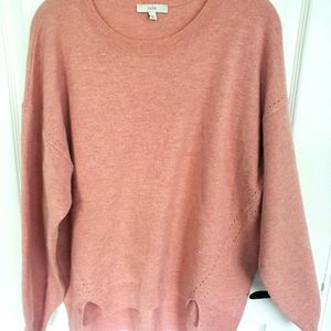 JOIE HIGH-LOW WOOL PULLOVER